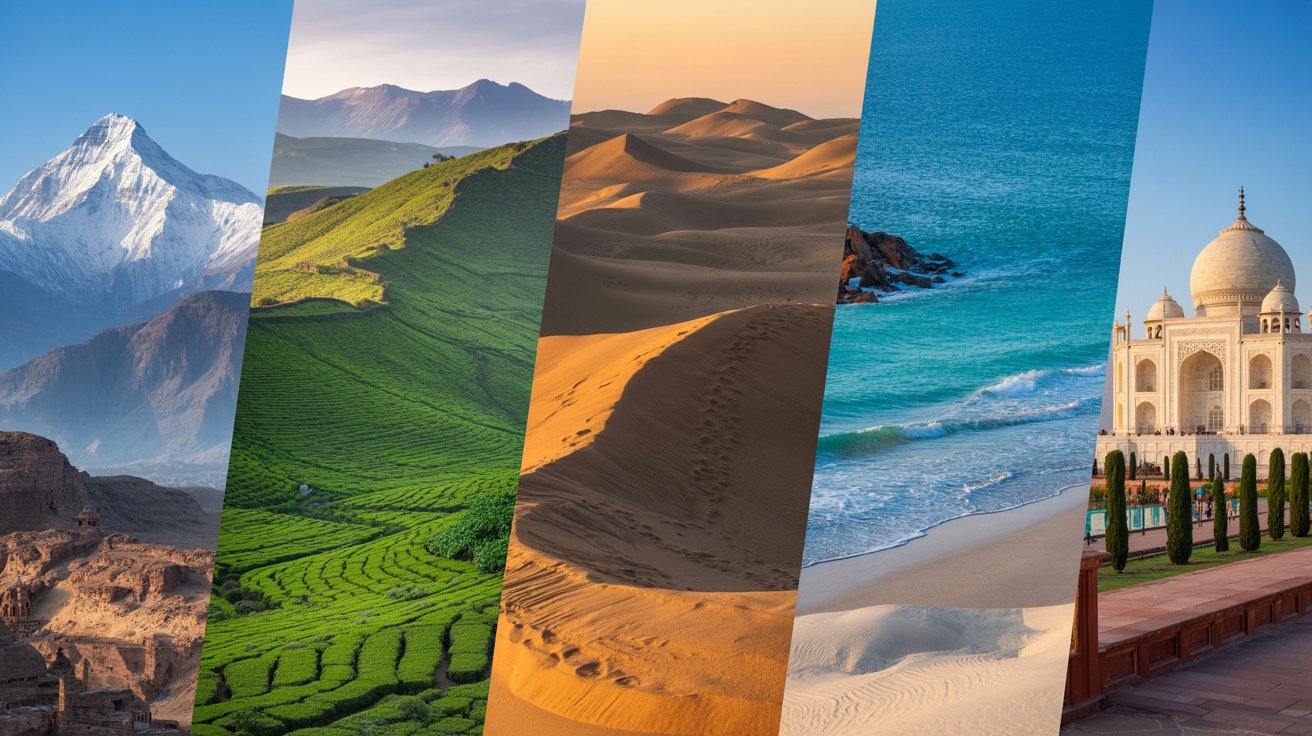 Beautiful domestic destinations across India - Incredible India tour packages with vibrant culture and heritage